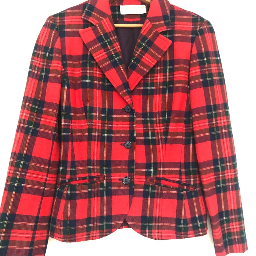 Vintage Pendleton - Plaid Blazer